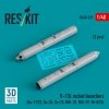 RESKIT RS48-0529 B-13L rocket launchers (2 pcs) (3D Printed) 1/48